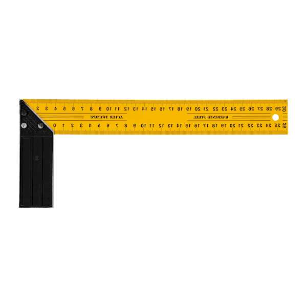 KĄTOWNIK STALOWY ZE SKALA DWUSTRONNĄ MEGA 21130 300 MM