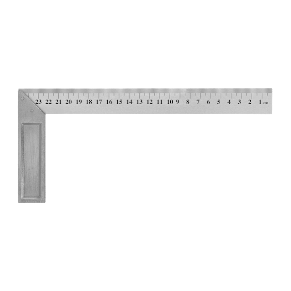 KĄTOWNIK STALOWY SKALOWANY DWUSTRONNIE MEGA 21030 300 MM
