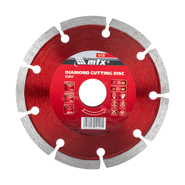 TARCZA DIAMENTOWA DO CIĘCIA NA SUCHO MTX 125 MM