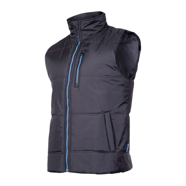 BEZRĘKAWNIK OCIEPLANY LAHTI PRO L41308 CZARNO-NIEBIESKI 2XL