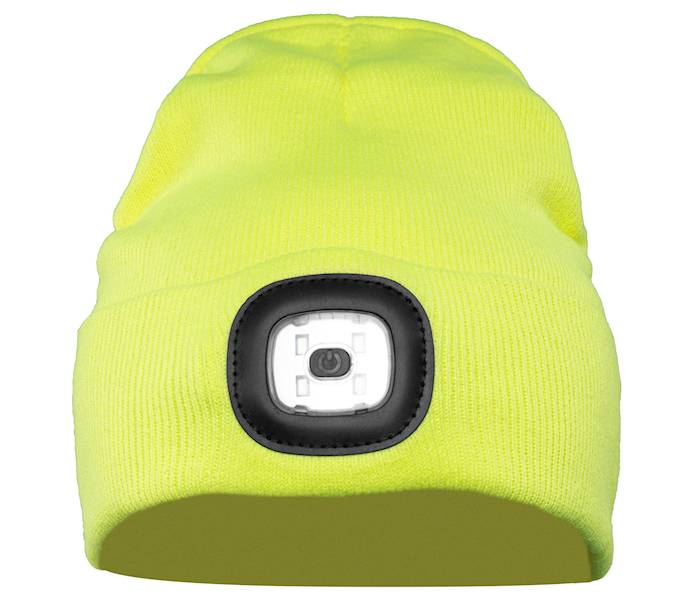 CZAPKA ROBOCZA CHAPLIN LED ŻÓŁTA