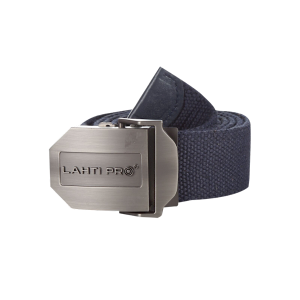 PASEK DO SPODNI PARCIANY Z KLAMRĄ ZACISKOWĄ LAHTI PRO L9020300 GRANATOWY