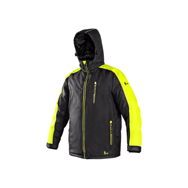 KURTKA OCIEPLANA CXS BRIGHTON CZARNO-ŻÓŁTA 4XL