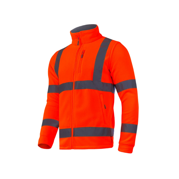 BLUZA POLAROWA OSTRZEGAWCZA LAHTI PRO L40110 POMARAŃCZOWA L