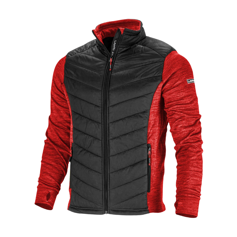 BLUZA ROBOCZA Z KAPTUREM I SUWAKIEM CZERWONA R.S