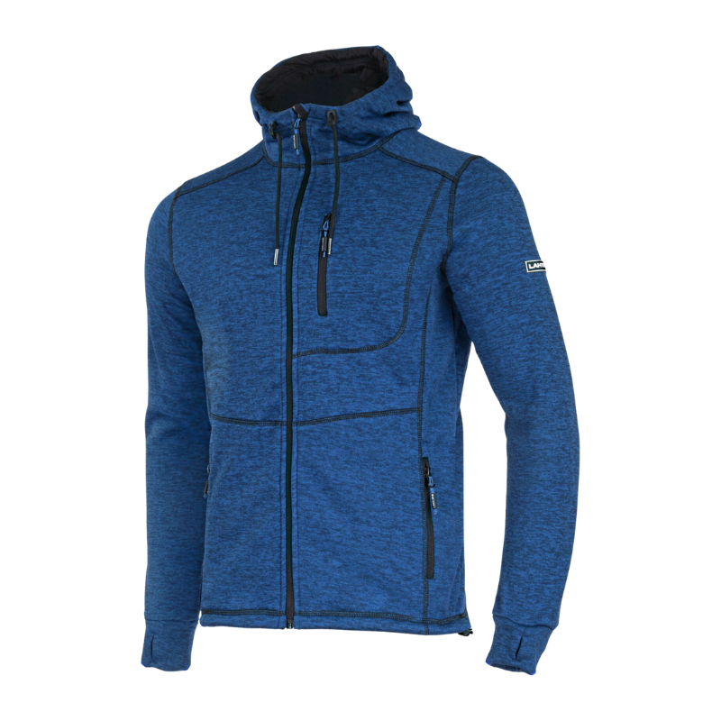 BLUZA ROB Z KAPTUREM I SUWAKIEM NIEBIESKA R.M