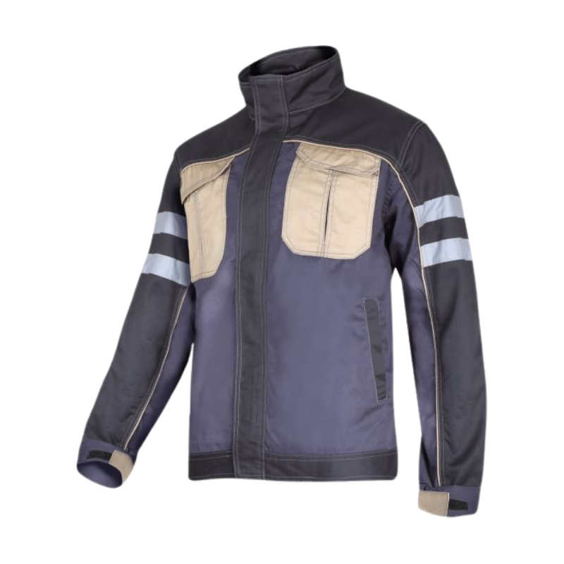 BLUZA OCHRONNA LAHTI PRO L40408 SZARO-CZARNO-BEŻOWA 3XL