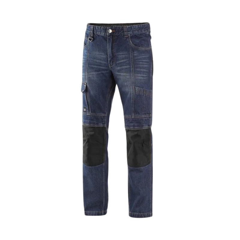SPODNIE JEANS CXS NIMES I NIEBIESKO-CZARNE 48