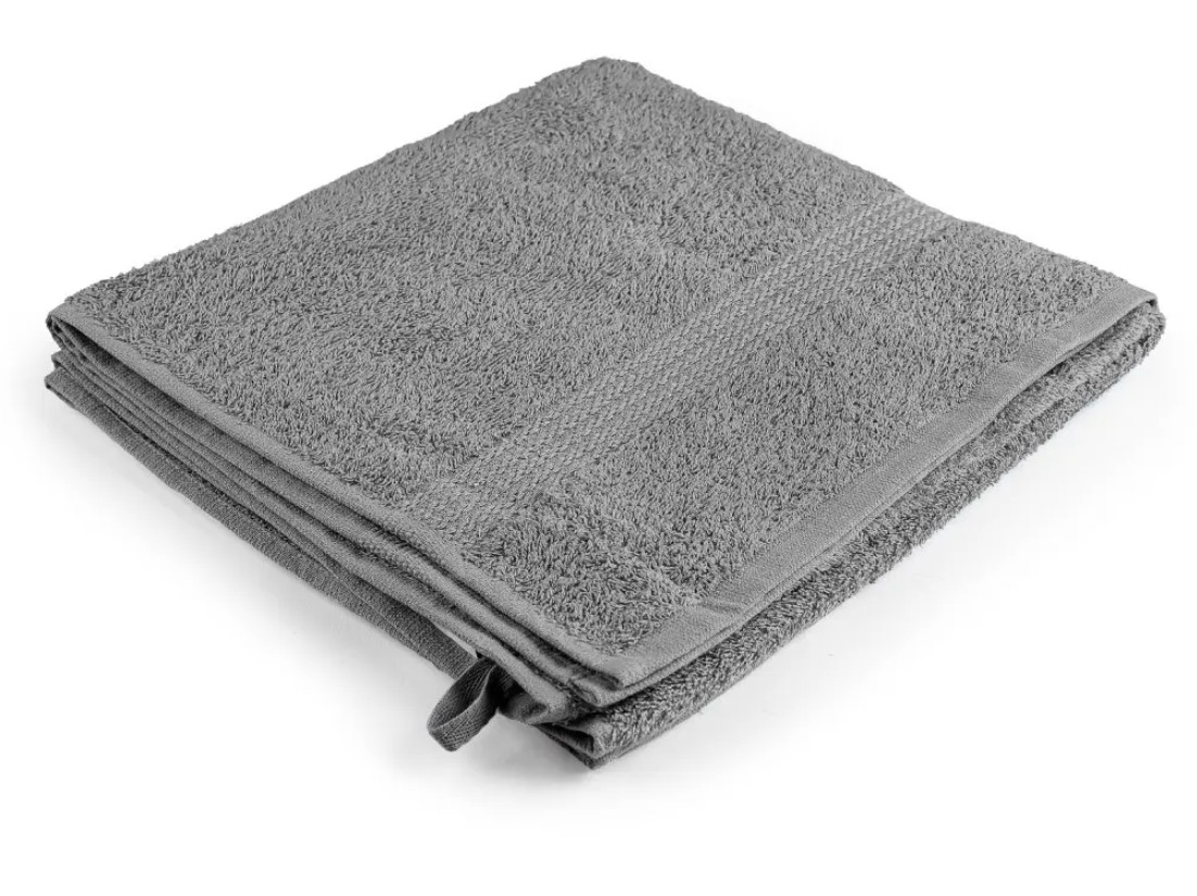 RĘCZNIK BAWEŁNIANY CXS FROTTE SZARY 70X140 CM
