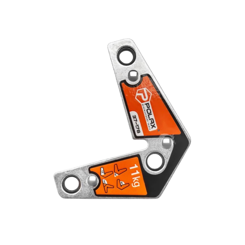 SPAWALNICZY KĄTOWNIK MAGNETYCZNY POLAX 15°,60°,90°,120° 11 KG 75 X 85 MM