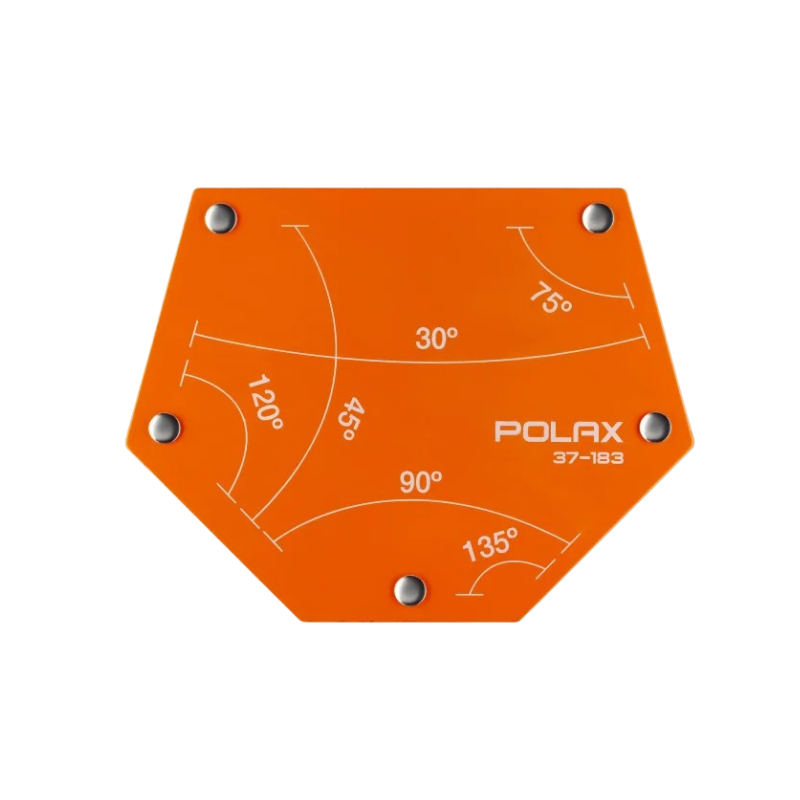 SPAWALNICZY KĄTOWNIK MAGNETYCZNY POLAX 30°,45°,60°,75°,90°,135° 34 KG 155 X 110 X 25 MM