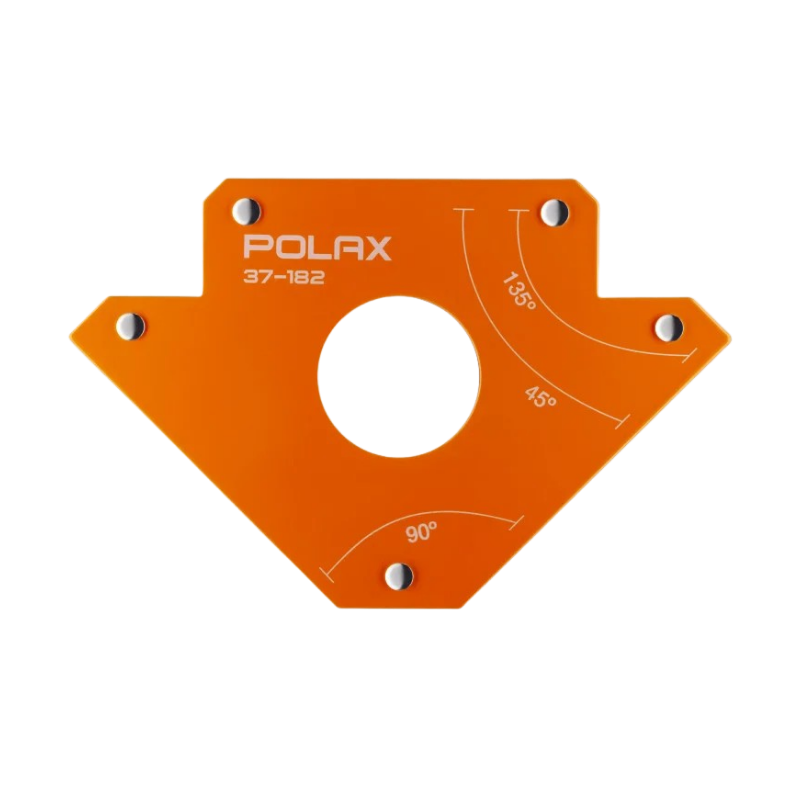 SPAWALNICZY KĄTOWNIK MAGNETYCZNY POLAX 45°,90°,135° 35 KG 110 X 120 X 25 MM