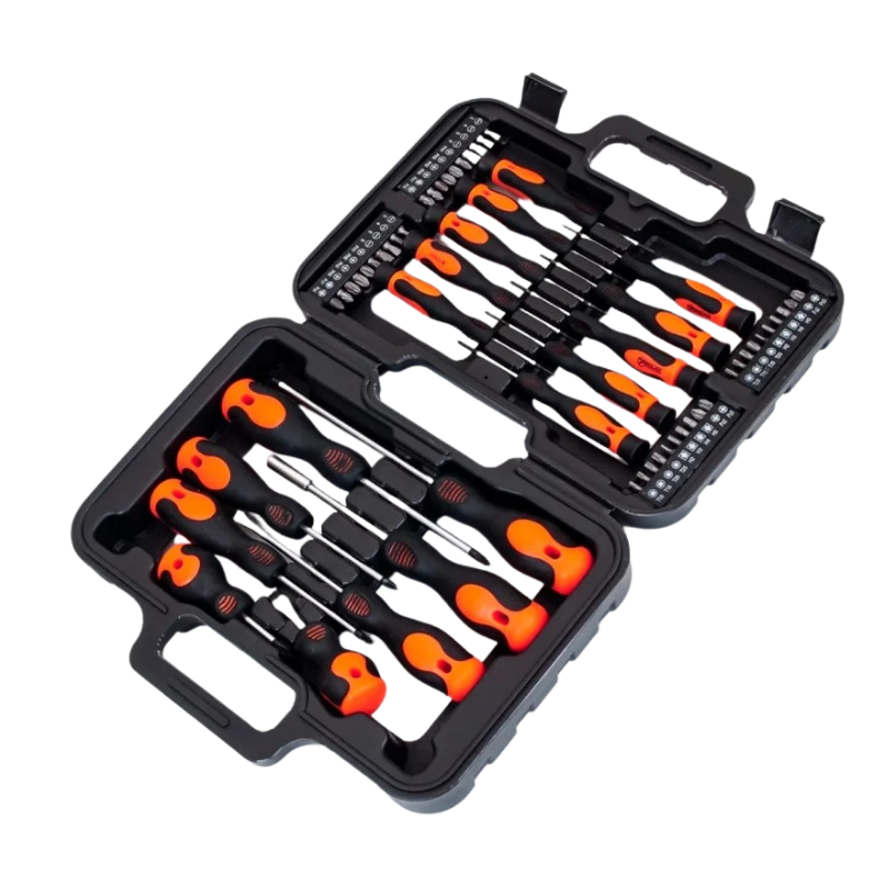 ZESTAW WKRĘTAKÓW I BITÓW POLAX 58 ELEMENTÓW