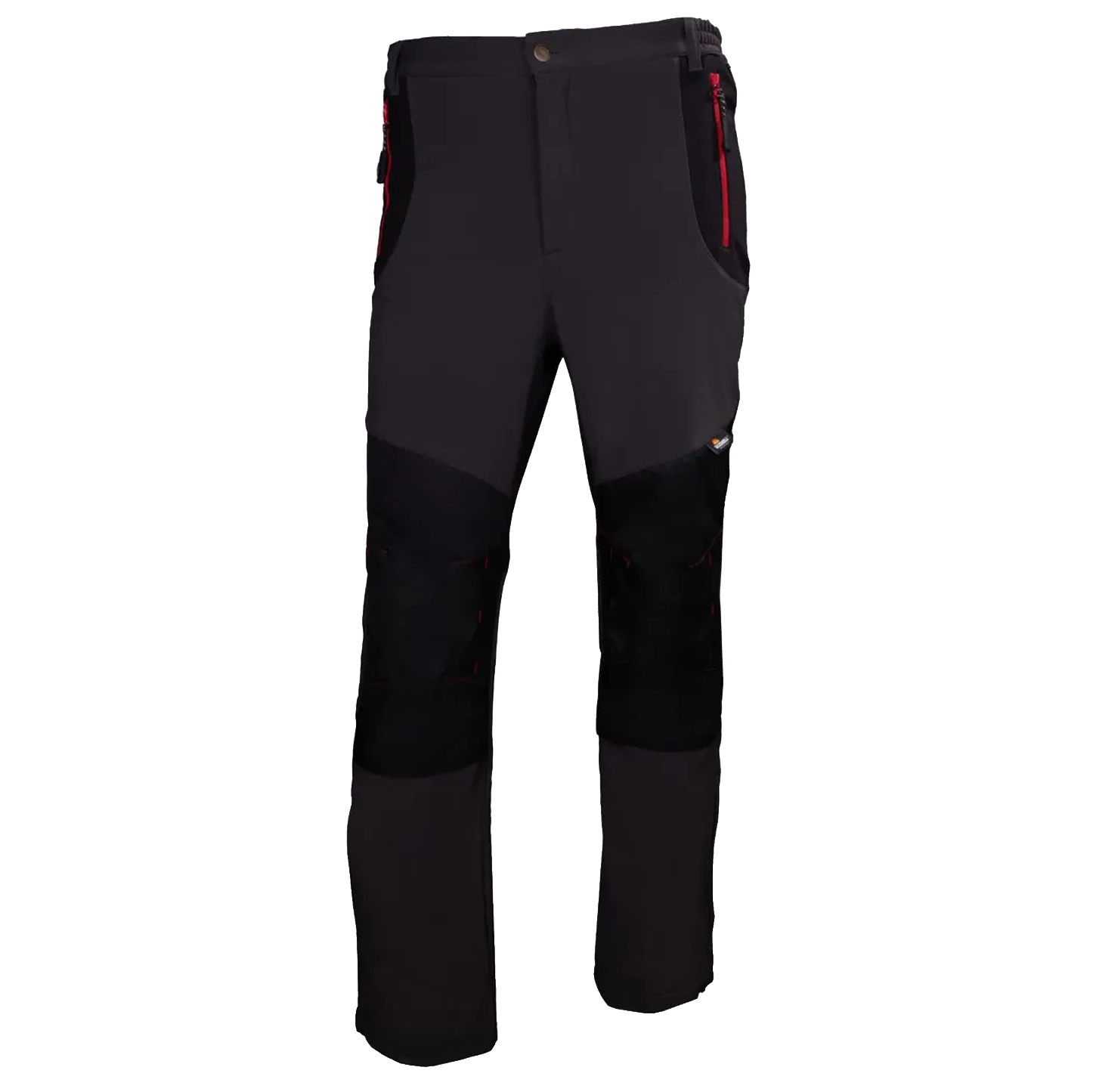 SPODNIE ROB. SOFTSHELL OXFORD SZARO-CZARNE R.M