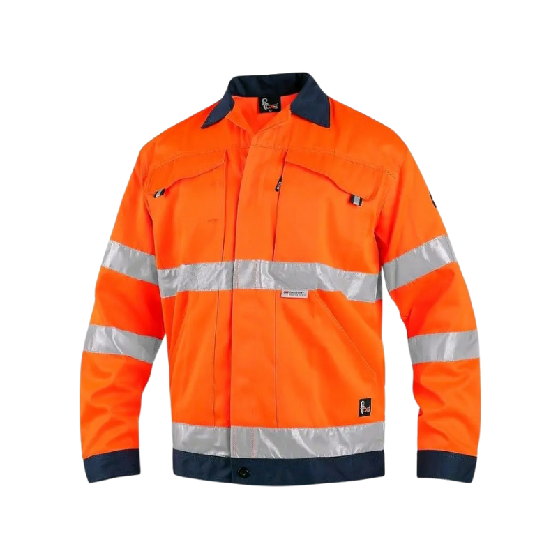 BLUZA OSTRZEGAWCZA CXS NORWICH POMARAŃCZOWO-NIEBIESKA 48