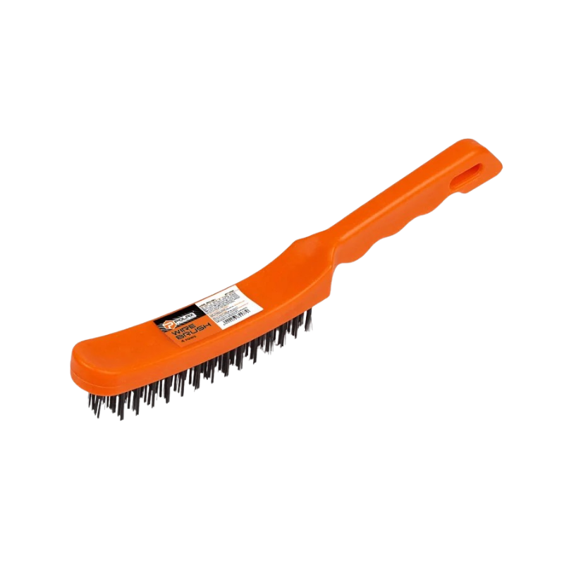 SZCZOTKA DRUCIANA UCHWYT PLASTIKOWY POLAX 5 RZĘDOWA