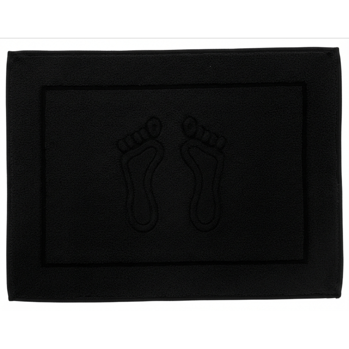 DYWANIK STOPKA ROSA CZARNY 70X50