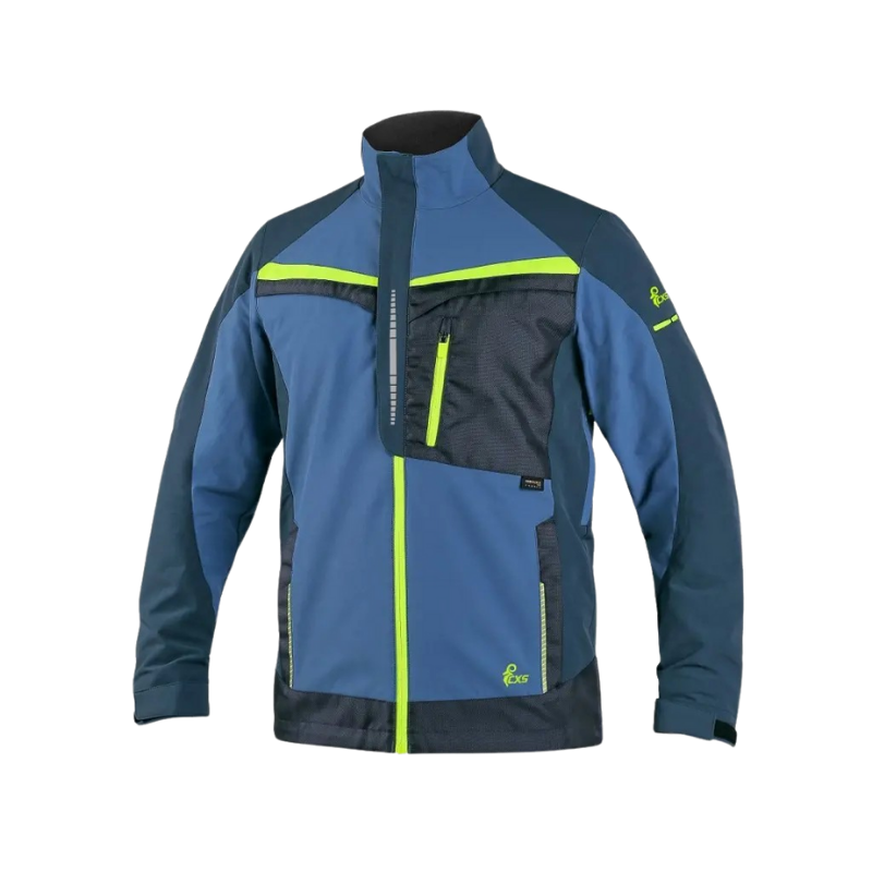 BLUZA CXS NAOS NIEBIESKA ŻÓŁTE ELEMENTY HV 58