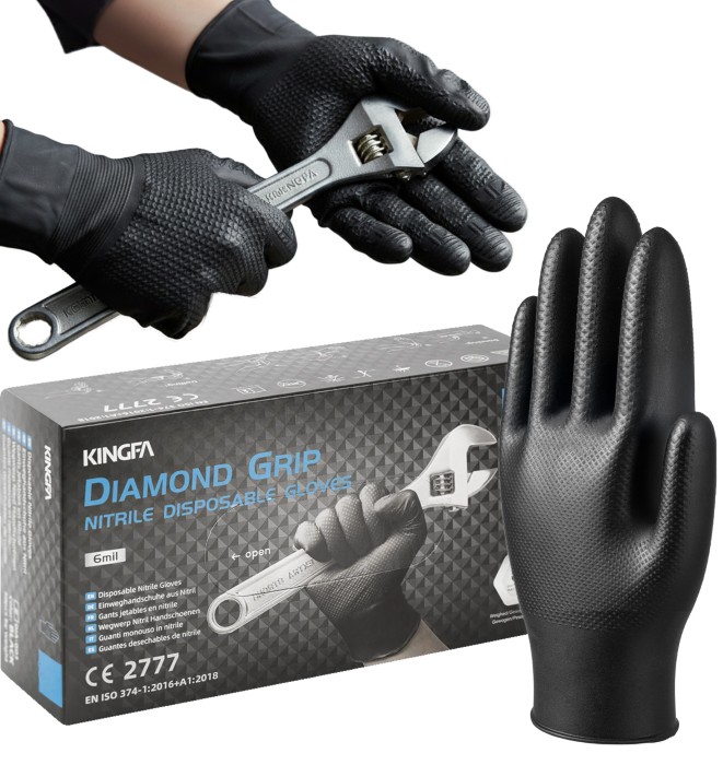 RĘKAWICE NITRYLOWE DIAMONDGRIP R.XL OP50SZT 