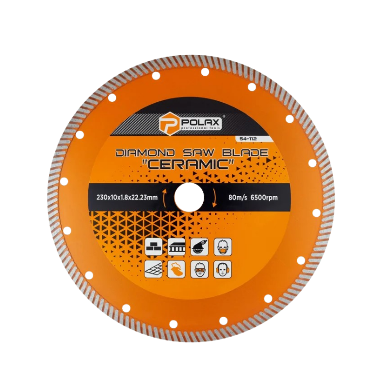 TARCZA DIAMENTOWA POLAX CERAMIC TURBO 230 MM