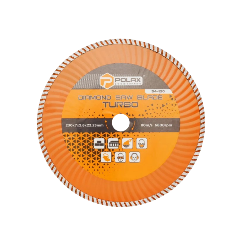 TARCZA DIAMENTOWA POLAX TURBO WAVE 230 MM