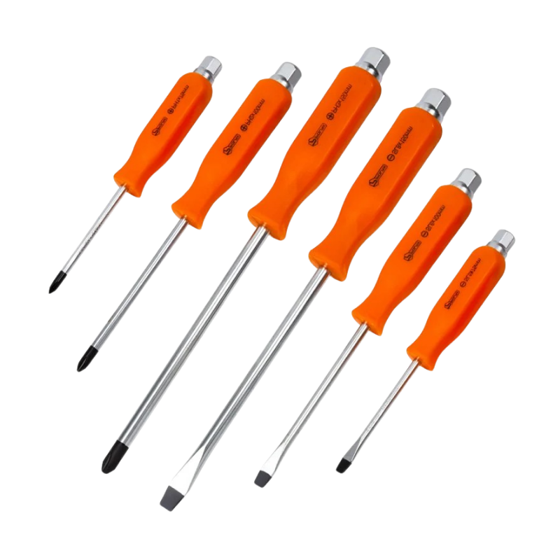 ZESTAW WKRĘTAKÓW UDAROWYCH POLAX 6 SZTUK