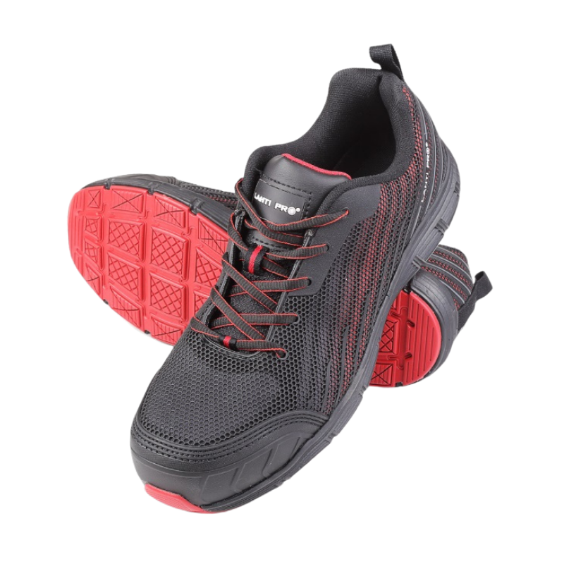 PÓŁBUTY LAHTI PRO L30417 S1 SRC CZARNO-CZERWONE 45