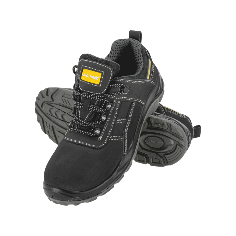 PÓŁBUTY NUBUKOWE LAHTI PRO S3 SRC L30414 CZARNO-ŻÓŁTE 43