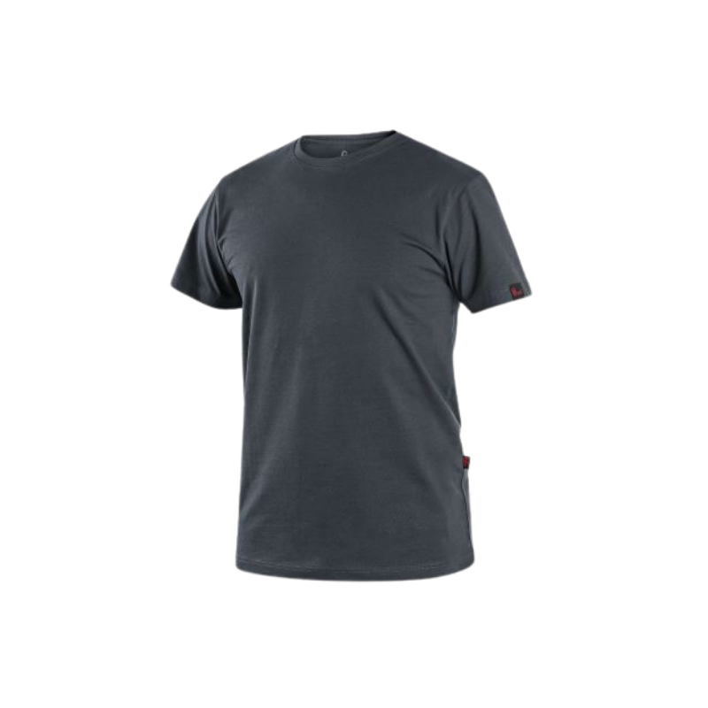 KOSZULKA Z KRÓTKIM RĘKAWEM T-SHIRT CXS NOLAN CIEMNOSZARA L