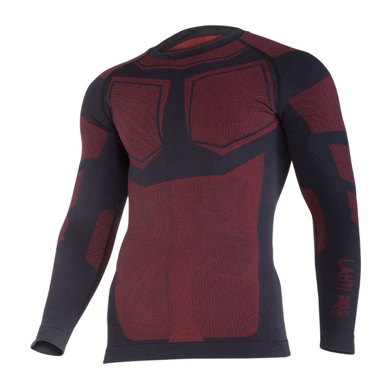 KOSZULKA TERMOAKTYWNA LAHTI PRO L41205 CZARNO-CZERWONA S/M