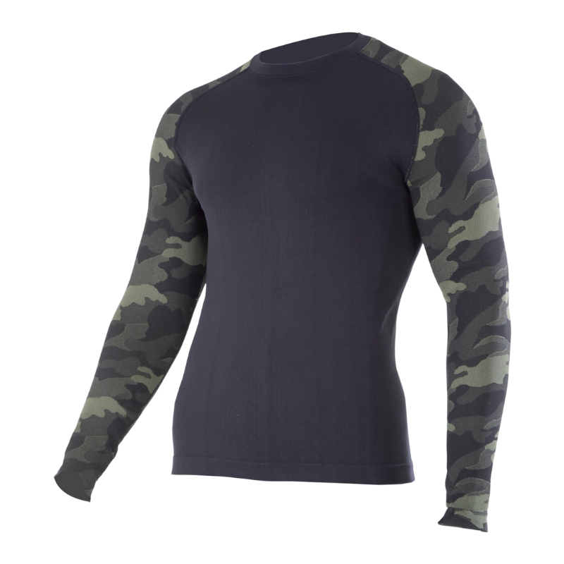 KOSZULKA TERMOAKTYWNA LAHTI PRO L41208 ZIELONO-CZARNE MORO L/XL