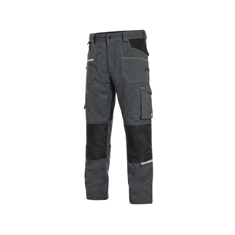 SPODNIE CXS STRETCH GRAFITOWO-CZARNE 52