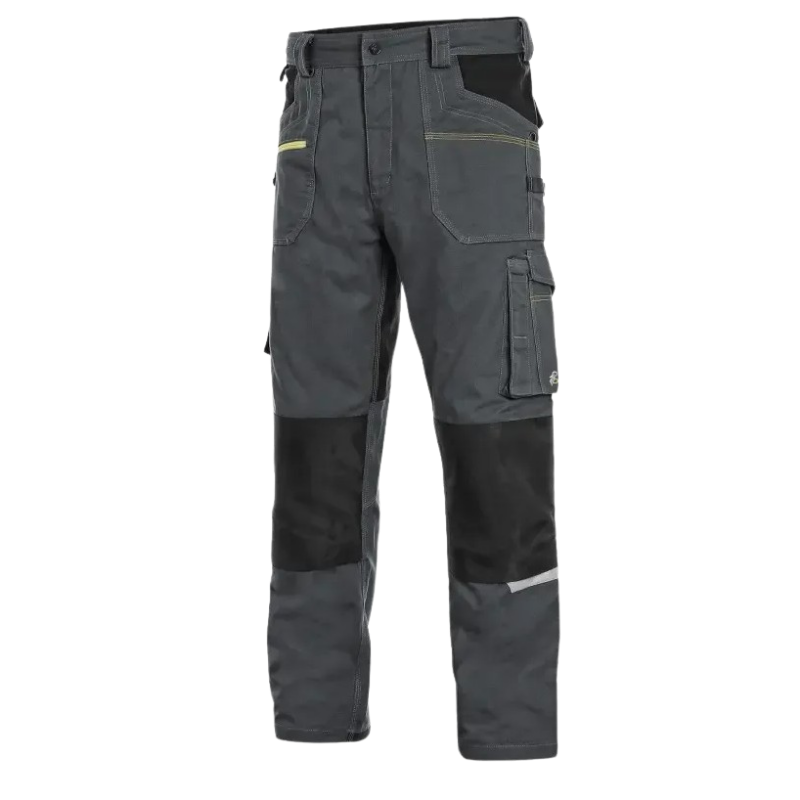 SPODNIE CXS STRETCH SKRÓCONE 170-176CM GRAFITOWO-CZARNE 56