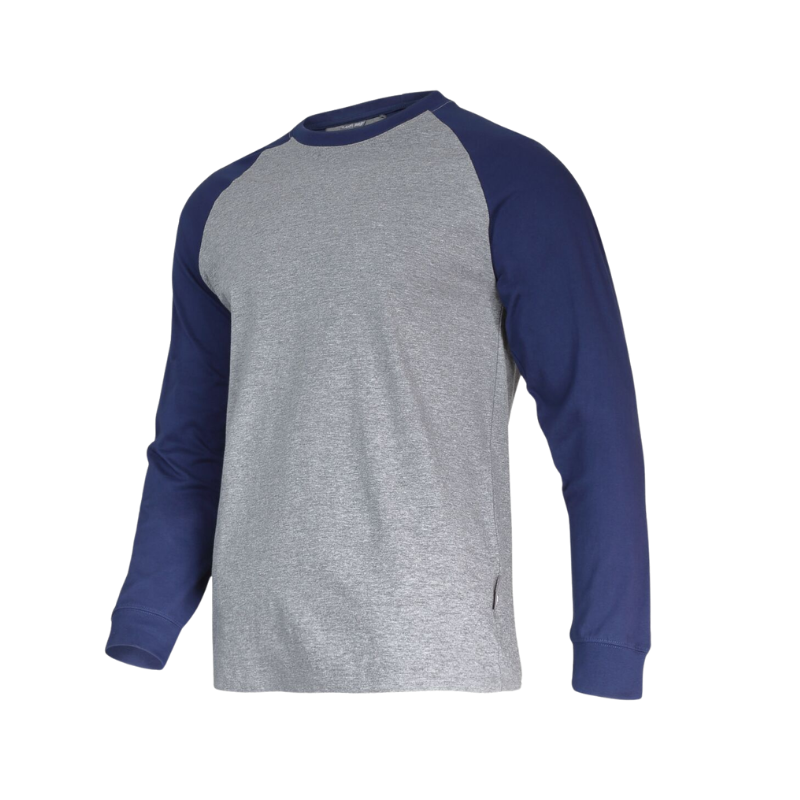 KOSZULKA Z DŁUGIM RĘKAWEM LAHTI PRO L40225 SZARO-GRANATOWA 3XL