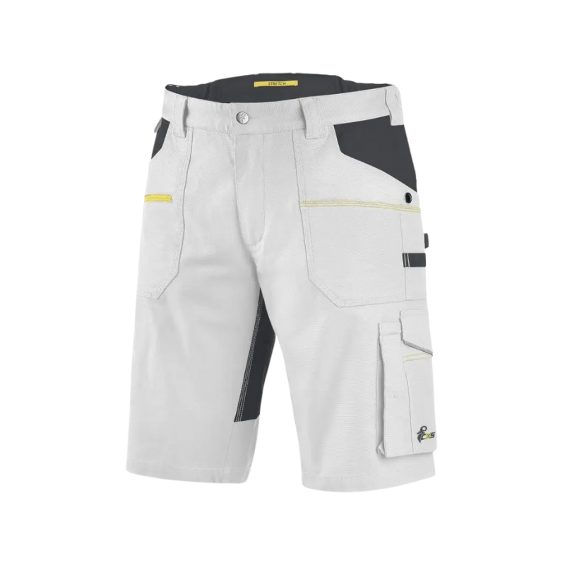 SPODENKI SZORTY CXS STRETCH BIAŁO-SZARE 48