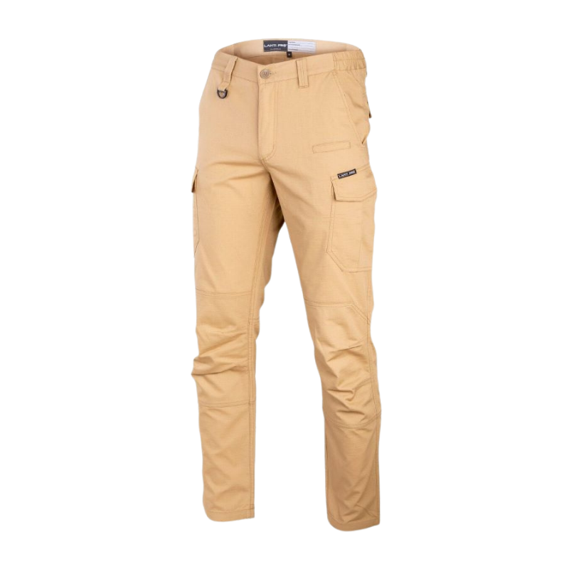 SPODNIE BOJÓWKI LAHTI PRO L40521 SLIM FIT BEŻOWE S