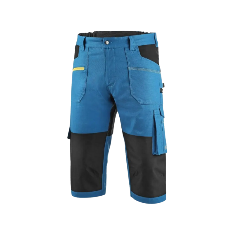 SPODNIE 3/4 CXS STRETCH NIEBIESKO-CZARNE 50