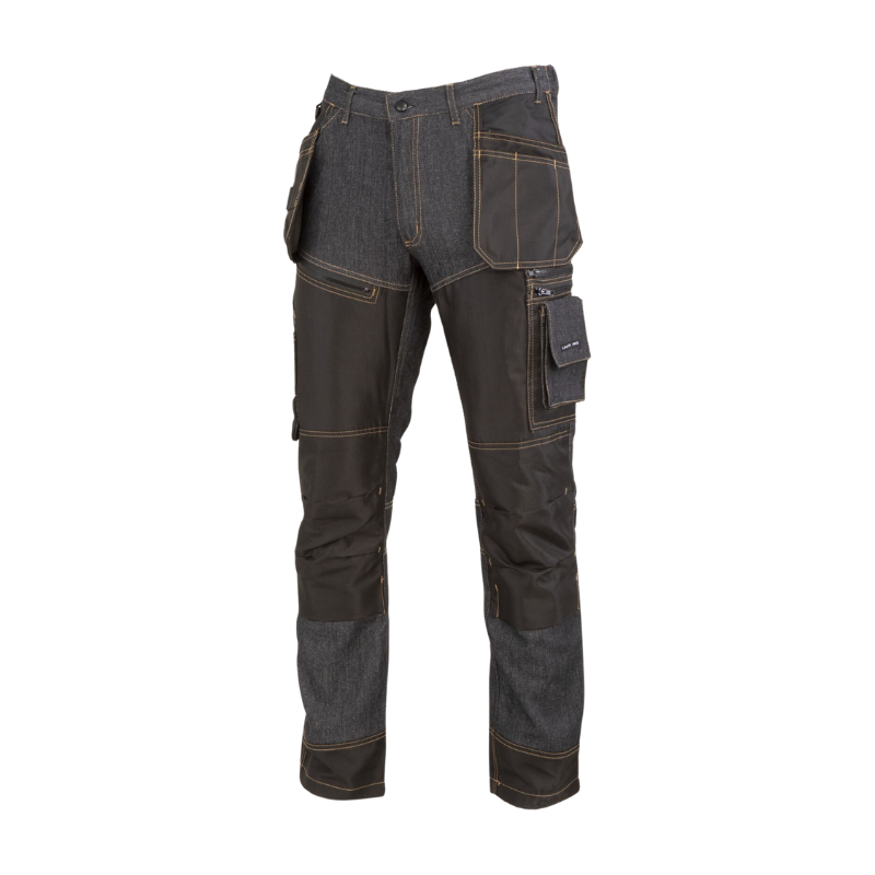 SPODNIE JEANSOWE ZE WZMOCNIENIAMI LAHTI PRO L40528 CZARNE 3XL