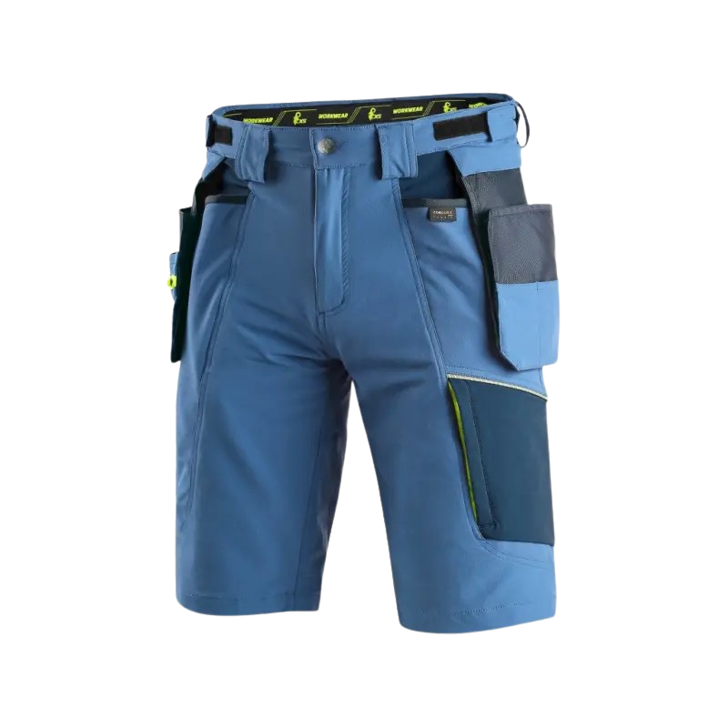 SPODENKI ROBOCZE NAOS NIEBIESKIE HV ŻÓŁTE R.62