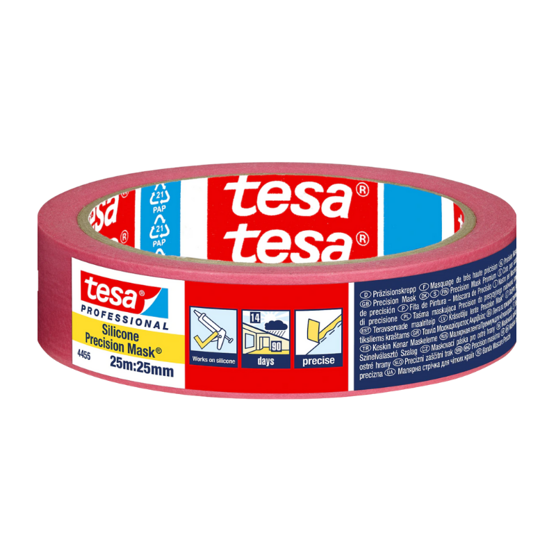 TAŚMA MALARSKA SILIKONOWA TESA PROFESSIONAL 4455 25 MM X 25 M