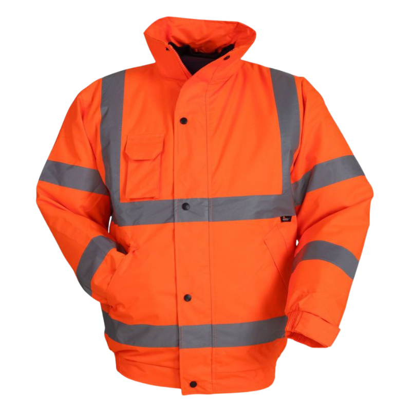 KURTKA OSTRZEGAWCZA Z GRUBĄ PODSZEWKĄ BETA VIZWELL POMARAŃCZOWA S