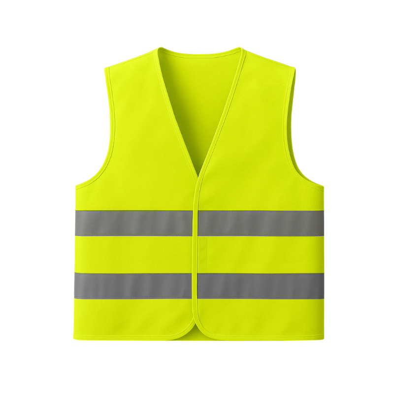 KAMIZELKA OSTRZEGAWCZA REIS KOS-5Y ŻÓŁTA 2XL