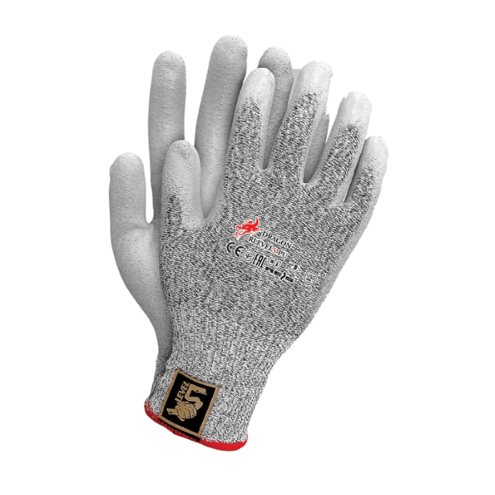 RĘKAWICE POWLEKANE POLURETANEM REIS RLEVEL5-PU ROZMIAR 8