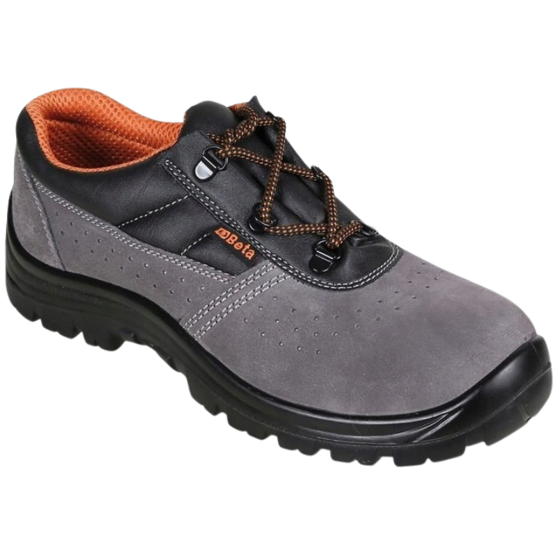 PÓŁBUTY ZAMSZOWE BETA S1P SRC 7246BK SZARO-CZARNE 37