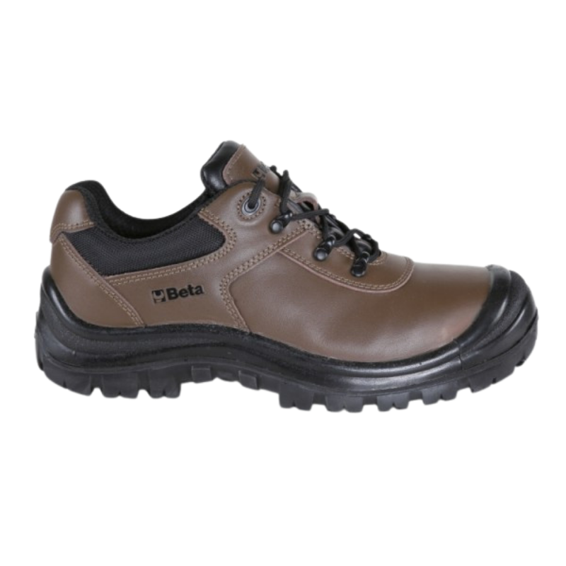 PÓŁBUTY Z NUBUKU ACTION BETA S3 SRC 7235BK BRĄZOWO-CZARNE 48