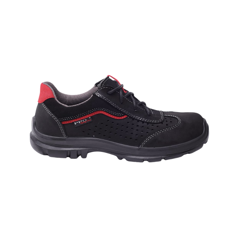 PÓŁBUTY PERFOROWANE PPO 502 S1P SRC CZARNE 42