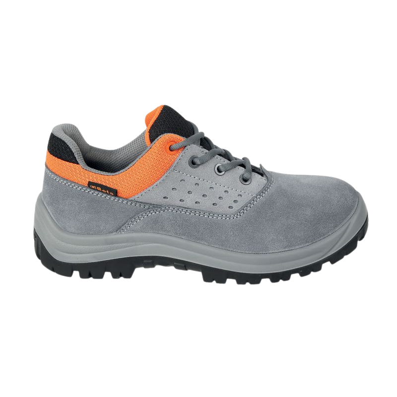 PÓŁBUTY BEZPIECZNE ZAMSZOWE R.45