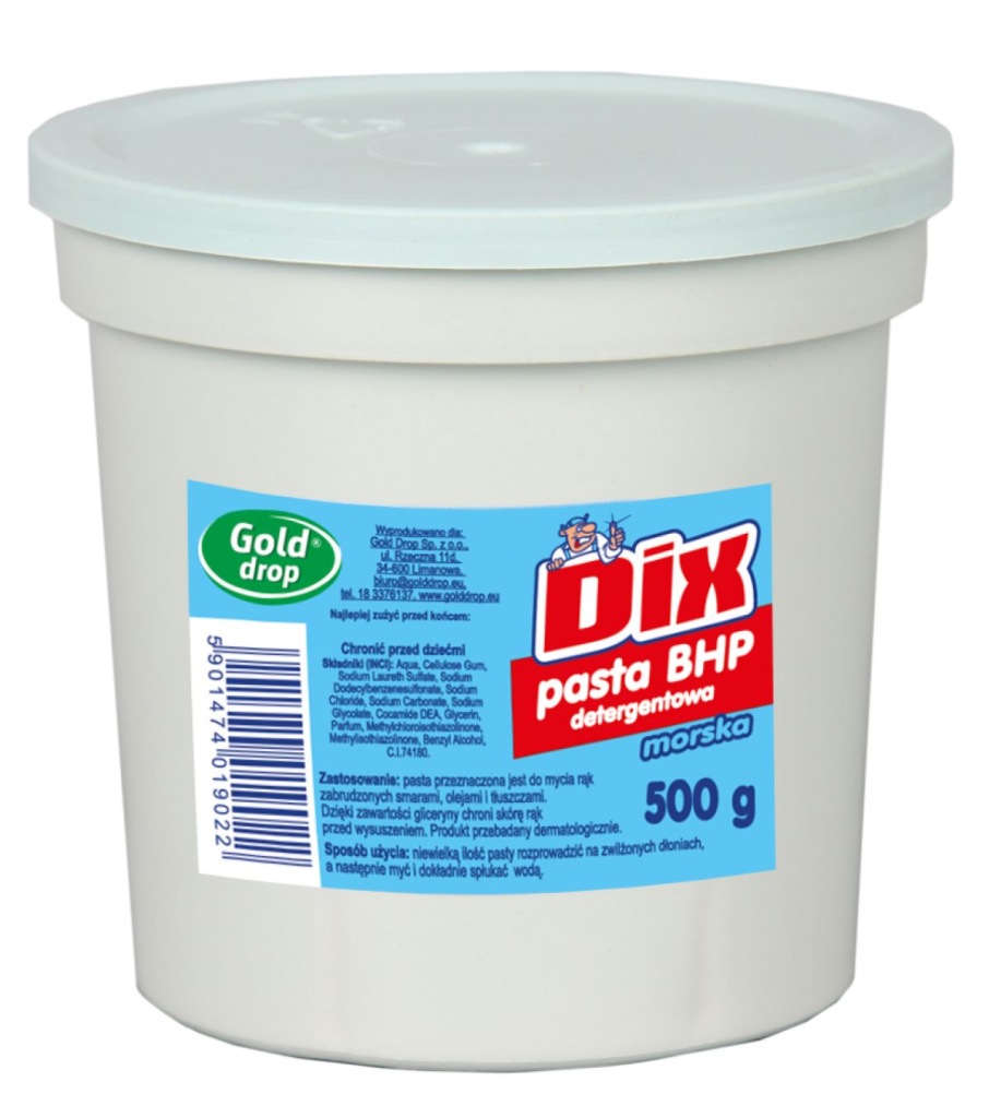 DIX PASTA BHP DETERGENTOWA MORSKA 500G