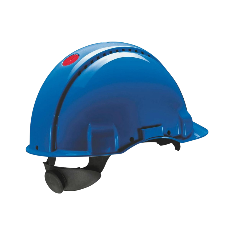 HEŁM OCHRONNY Z POKRĘTŁEM 3M SOLARIS G3000 NUV NIEBIESKI