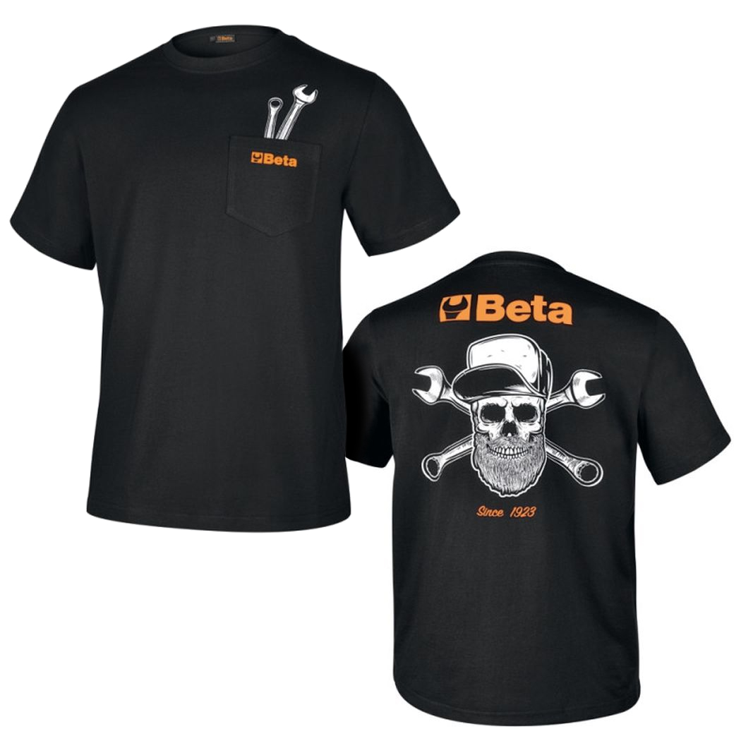 7548T XL-T-SHIRT NOWOCZESNYM NADRUKIEM ROBOCZY